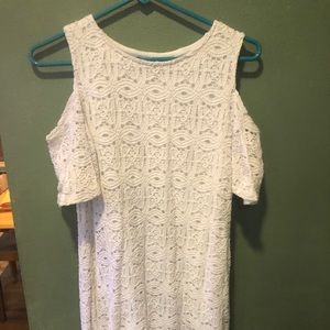 White off shoulder dress